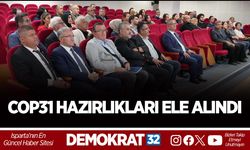 SDÜ’DE COP31 HAZIRLIKLARI ELE ALINDI