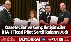 Gazeteciler ve Genç İletişimciler İHA-1 Ticari Pilot Sertifikalarını Aldı
