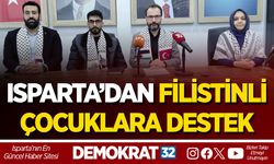 ISPARTA’DAN FİLİSTİNLİ ÇOCUKLARA DESTEK