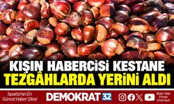 KIŞIN HABERCİSİ KESTANE TEZGÂHLARDA YERİNİ ALDI