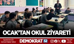 MİLLİ EĞİTİM MÜDÜRÜ OCAK’TAN OKUL ZİYARETİ
