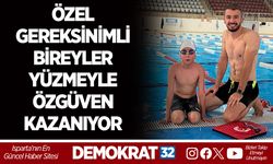ÖZEL GEREKSİNİMLİ BİREYLER YÜZMEYLE ÖZGÜVEN KAZANIYOR
