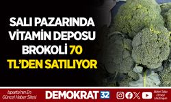 SALI PAZARINDA VİTAMİN DEPOSU BROKOLİ 70 TL’DEN SATILIYOR