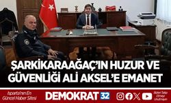 ŞARKİKARAAĞAÇ’IN HUZUR VE GÜVENLİĞİ ALİ AKSEL’E EMANET