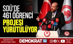 SDÜ’DE 461 ÖĞRENCİ PROJESİ YÜRÜTÜLÜYOR