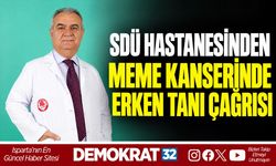SDÜ HASTANESİNDEN MEME KANSERİNDE ERKEN TANI ÇAĞRISI