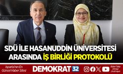 SDÜ İLE HASANUDDİN ÜNİVERSİTESİ ARASINDA İŞ BİRLİĞİ PROTOKOLÜ