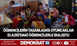 SDÜ’LÜ ÖĞRENCİLERİN TASARLADIĞI OYUNCAKLAR ELAZIĞ’DAKİ ÖĞRENCİLERLE BULUŞTU