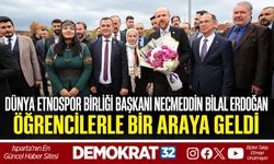 Dünya Etnospor Birliği Başkanı Necmeddin Bilal Erdoğan Öğrencilerle Bir Araya Geldi