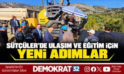 SÜTÇÜLER’DE ULAŞIM VE EĞİTİM İÇİN YENİ ADIMLAR