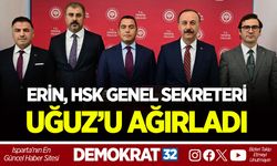 VALİ ERİN, HSK GENEL SEKRETERİ UĞUZ’U AĞIRLADI