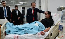 Vali Erin Kurtarılan Vatandaşları Hastanede Ziyaret Etti