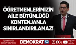 ÖĞRETMENLERİMİZİN AİLE BÜTÜNLÜĞÜ KONTENJANLA SINIRLANDIRILAMAZ!