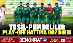 YEŞİL-PEMBELİLER PLAY-OFF HATTINA GÖZ DİKTİ