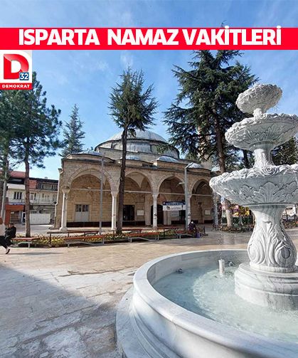 Isparta Namaz Vakitleri