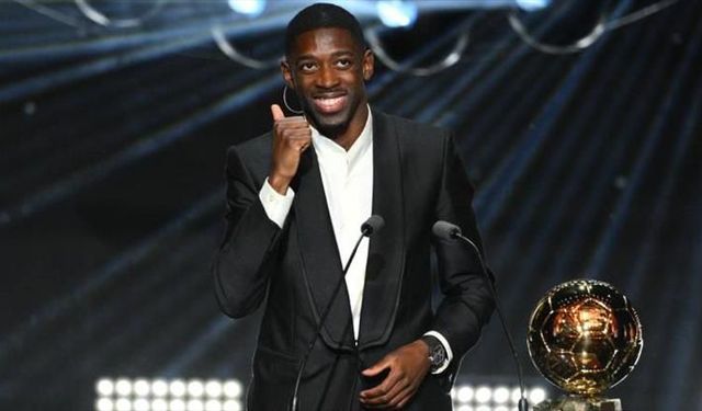 Ballon D'or ödülünün sahibi Dembele! Dünyanın en iyisi belli oldu