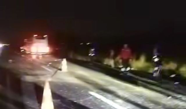 Isparta Konya Yolunda feci kaza: 1 ölü