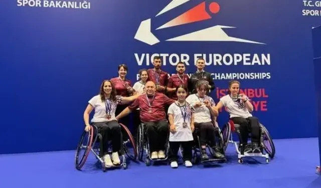 Milli sporcularımızdan Avrupa üçüncülüğü gururu