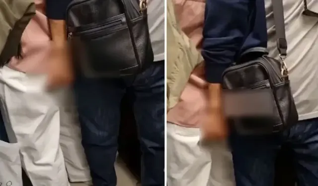 Mide Bulandıran Anlar: Genç Kadını Taciz Etti