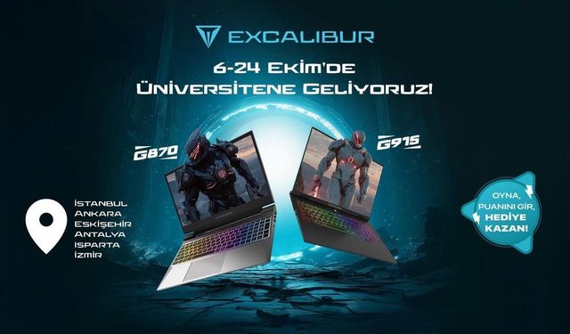 Excalibur, üniversite kampüslerinde gençlerle buluşuyor