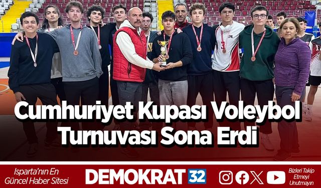 Cumhuriyet Kupası Voleybol Turnuvası Sona Erdi
