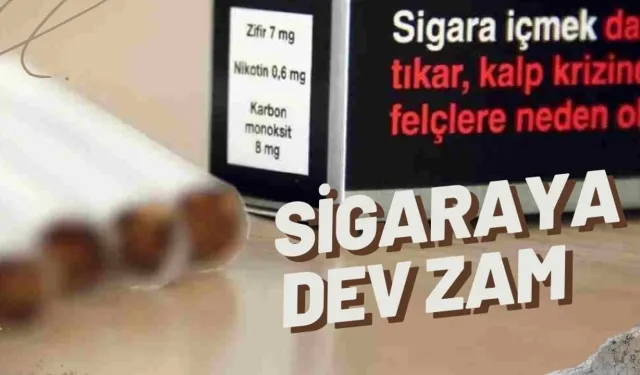 Sigara fiyatlarına zam yağmuru