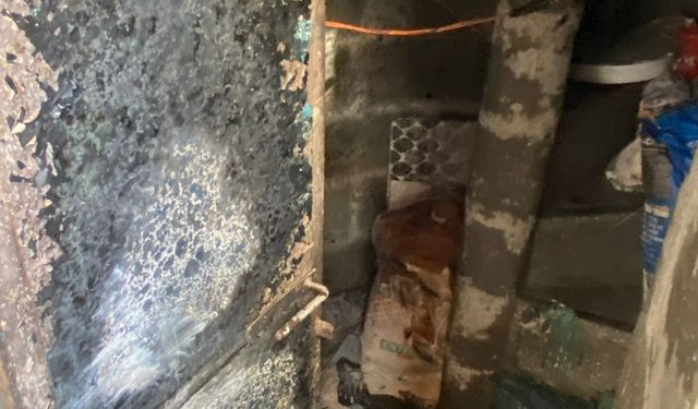 Burdur'da cami minaresinde yangın korkuttu