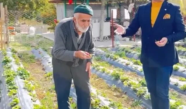 FAHRETTİN GÖZGÜN “HAYIR BAHÇESİ”Nİ ZİYARET ETTİ