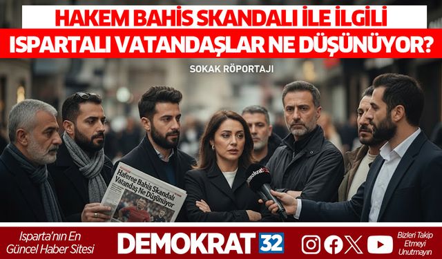 Hakem Bahis Skandalı Vatandaşa Soruldu: Tepkiler Sert