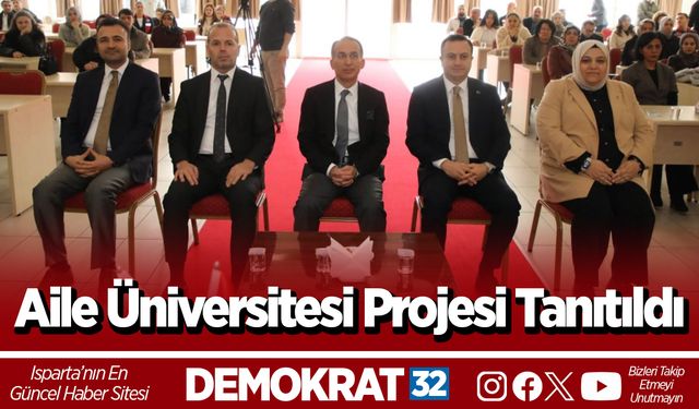 Aile Üniversitesi Projesi Tanıtıldı