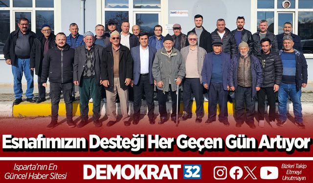 Esnafımızın desteği her geçen gün artıyor
