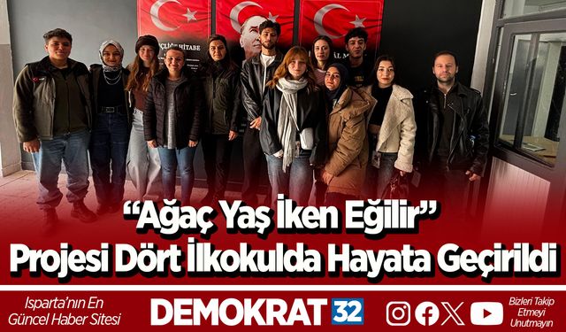 “Ağaç Yaş İken Eğilir” Projesi Dört İlkokulda Hayata Geçirildi