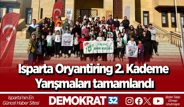 Isparta Oryantiring 2. Kademe Yarışmaları tamamlandı