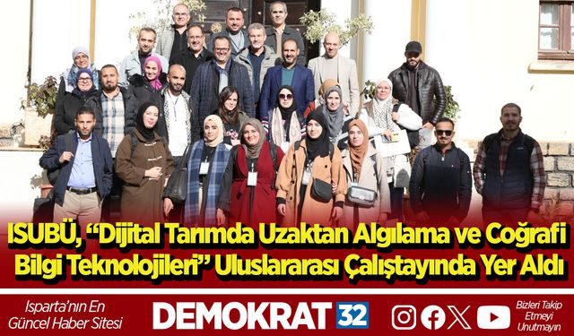 ISUBÜ, Cezayir’de Düzenlenen “Dijital Tarımda Uzaktan Algılama ve Coğrafi Bilgi Teknolojileri” Uluslararası Çalıştayında