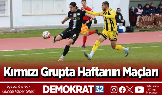 Kırmızı Grupta Haftanın Maçları