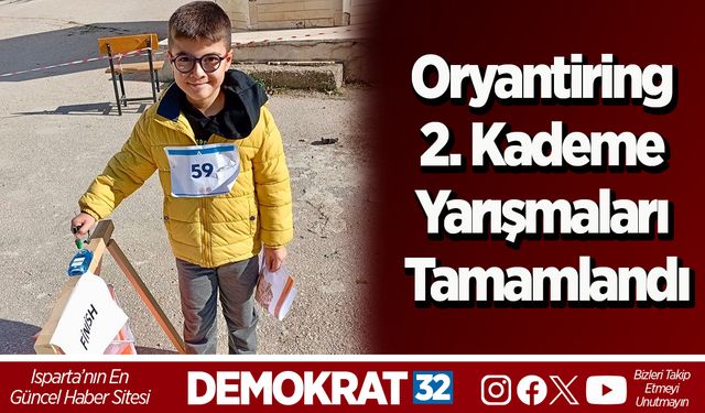 Oryantiring 2. Kademe Yarışmaları Tamamlandı