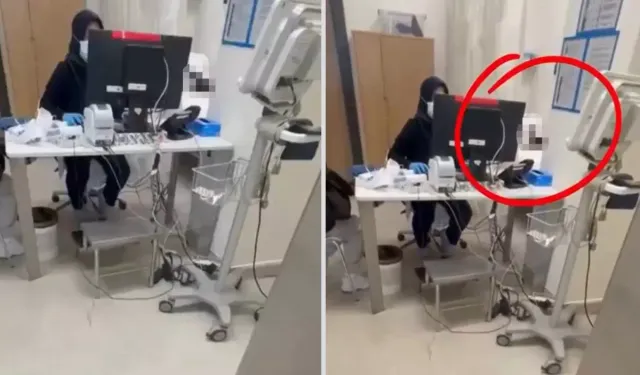 Hastanede pes dedirten görüntü: Videoyu izleyenler bakanlığı etiketledi