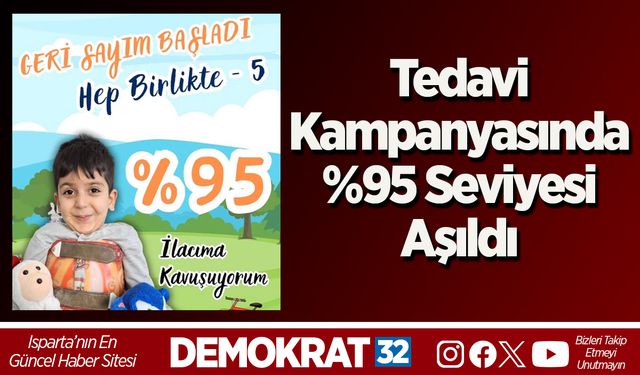 Tedavi Kampanyasında %95 Seviyesi Aşıldı