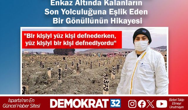 “Enkazın Başında Bir Müezzin, Bir Dua, Binlerce Veda”
