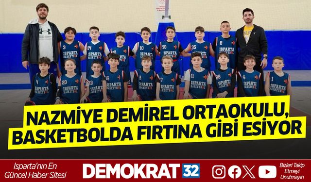 Nazmiye Demirel Ortaokulu, Basketbolda Fırtına Gibi Esiyor