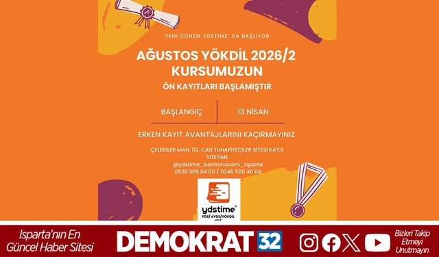 YDSTime’da Ağustos YÖKDİL 2026/2 Kursu İçin Ön Kayıtlar Başladı