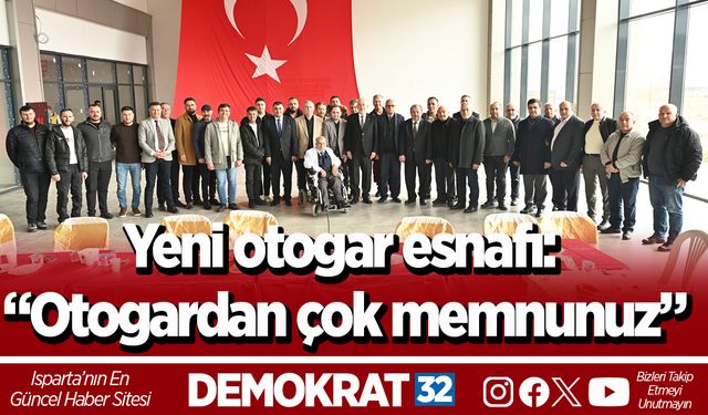 Yeni otogar esnafı: “Otogardan çok memnunuz”