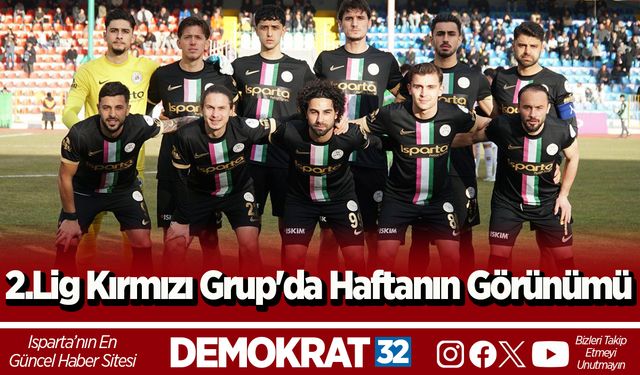 2.Lig Kırmızı Grup'da Haftanın Görünümü