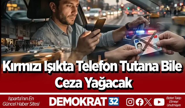 Kırmızı Işıkta Telefon Tutana Bile Ceza Yağacak