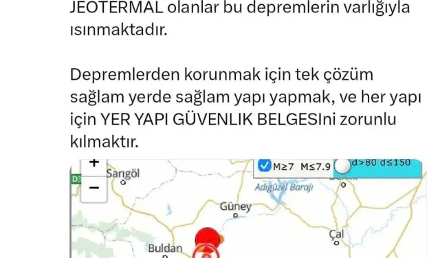 Prof. Dr. Ahmet Ercan’dan Buldan depremi açıklaması: "Bölge M7’lik depreme yatkın"