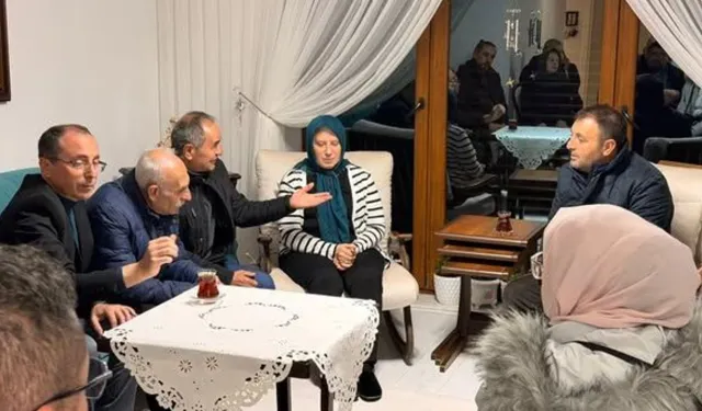 Milletvekili Osman Zabun'dan Şehit Binbaşı Taştekin’in Ailesine Taziye Ziyareti