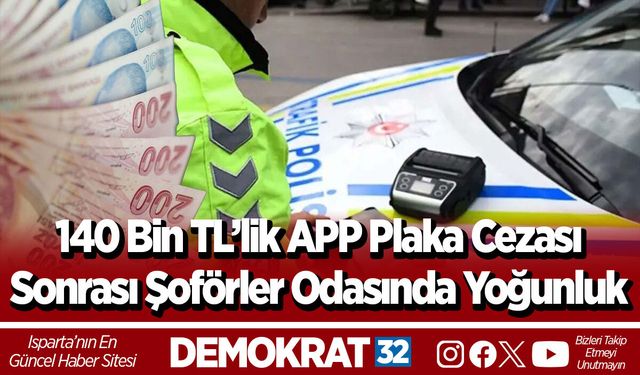 140 Bin TL’lik APP Plaka Cezası Sonrası Şoförler Odasında Yoğunluk