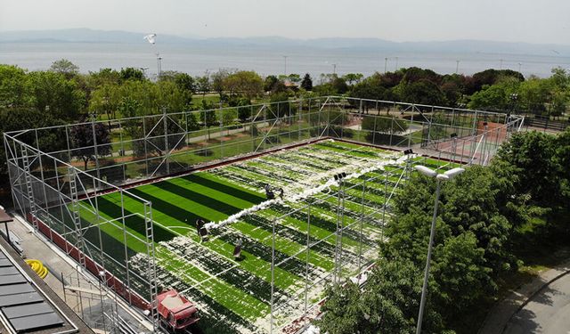 AÇIK SPOR TESİSİ YAPIMI İÇİN MAL VE MALZEME ALIMI