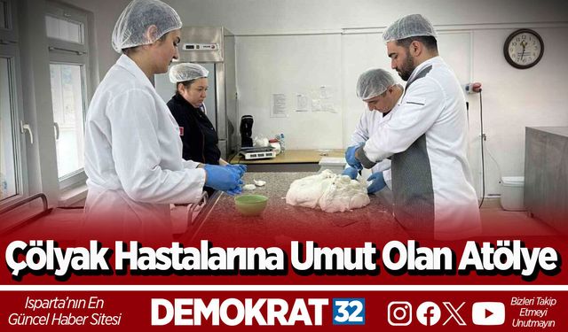 Çölyak hastalarına umut olan atölye
