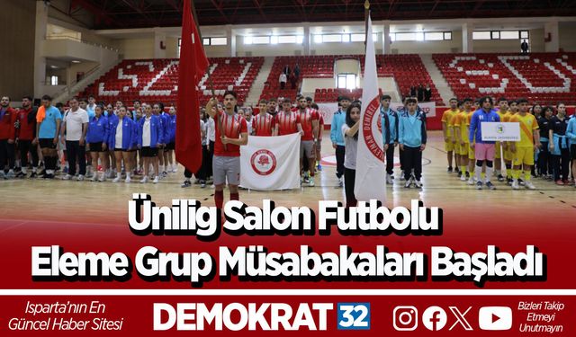 Ünilig Salon Futbolu Eleme Grup Müsabakaları Başladı